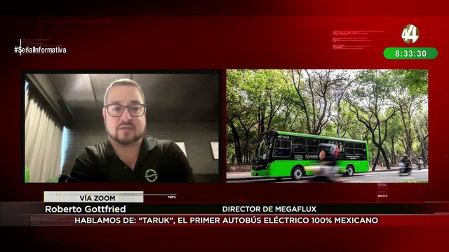 Roberto Gottfried habla sobre Taruk el primer autobús eléctrico 100% mexicano.