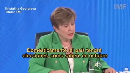 Georgieva afirmó: "Es muy importante que no se descarrile la voluntad de cambio"