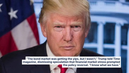 Trump Says 'Bond Market Was Getting The Yips, But I Wasn't' Amid Tariff Pause As 10-Year Yield Jumps From 3.59% To 4.81%
