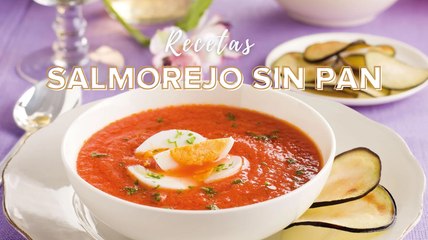 Receta: salmorejo sin pan