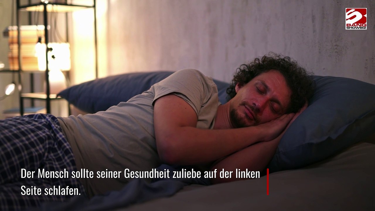 Auf der linken Seite zu schlafen, ist gut für die Gesundheit