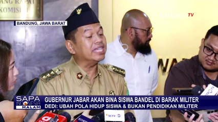 Soal Usul Siswa Bandel Dikirim ke Barak Militer, Dedi Mulyadi: Bukan Pendidikan Militer