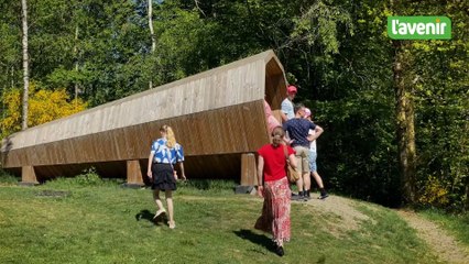 Voyage sonore à Cugnon: le cône acoustique pour écouter les bruits de la vallée de la Semois