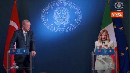 Meloni: "Tra Italia e Turchia solidi rapporti, puntiamo a raggiungere 40 mld di interscambio"
