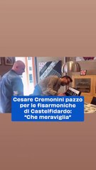 Cesare Cremonini pazzo per le fisarmoniche di Castelfidardo: "Che meraviglia"