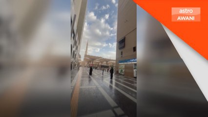 Hujan dua minit Madinah