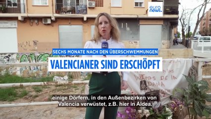 Sechs Monate nach der Flut: Valencianer körperlich und seelisch erschöpft
