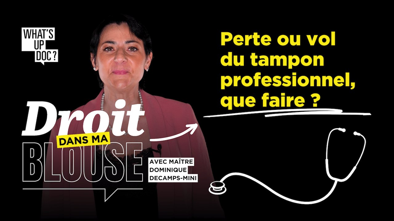 Perte de mon tampon de médecin, falsification d’ordonnance : est-ce grave ?