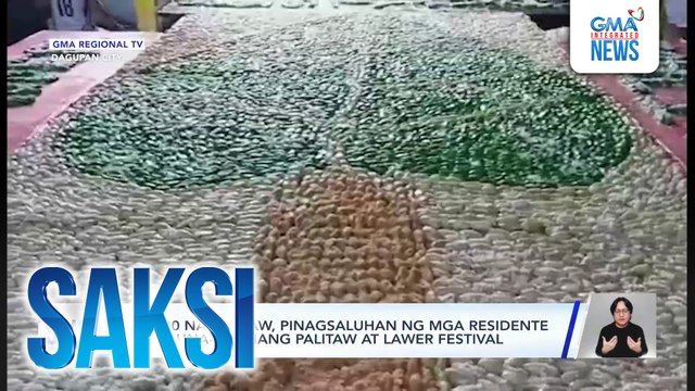 15,000 na palitaw, pinagsaluhan ng mga residente sa kauna-unahang Palitaw at Lawer Festival | Saksi