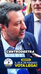 Salvini - A Genova parliamo con la forza dei fatti, non con le promesse. (29.04.25)