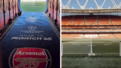 Champions League: Emirates Stadium está listo para recibir al PSG