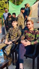 shahid afridi at pak ind border