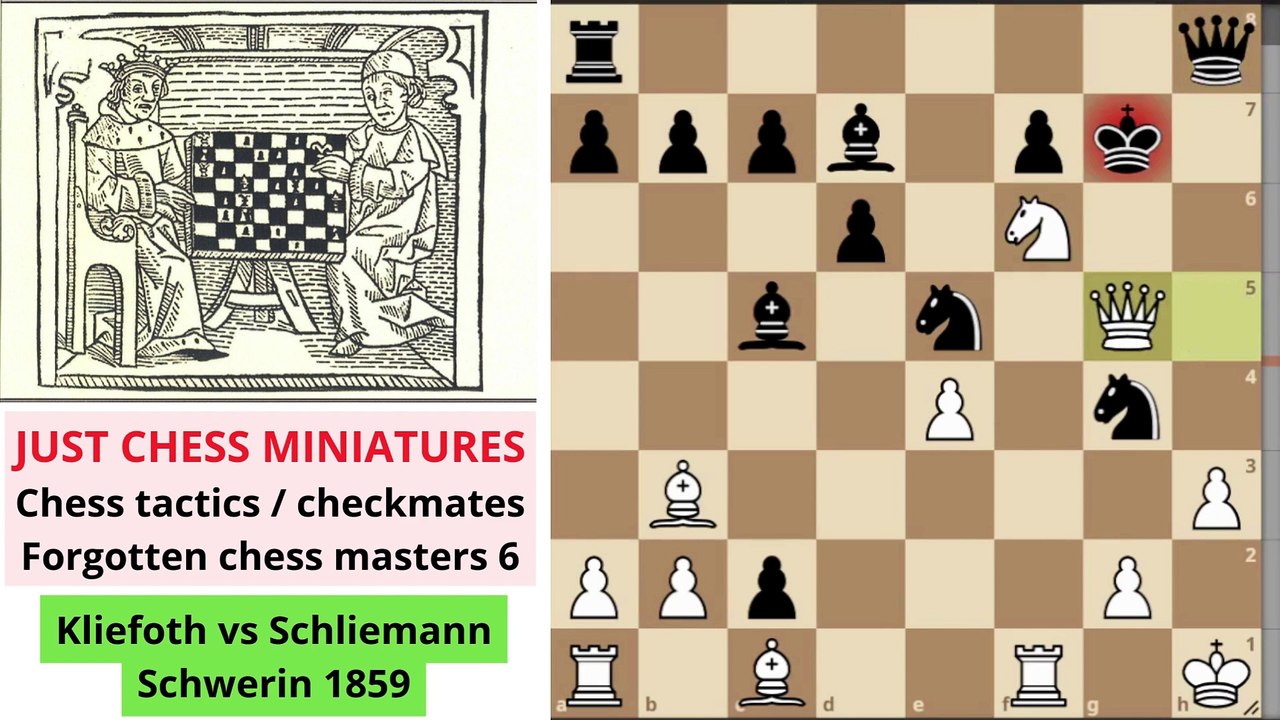 Chess tactics and checkmates by forgotten masters. Part 6