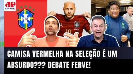 UM ABSURDO??? CAMISA VERMELHA da SELEÇÃO BRASILEIRA PROVOCA DEBATE AO VIVO!