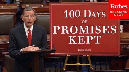 'America's Future Is Brighter Than Ever': John Barrasso Praises Trump Admin's First 100 Days