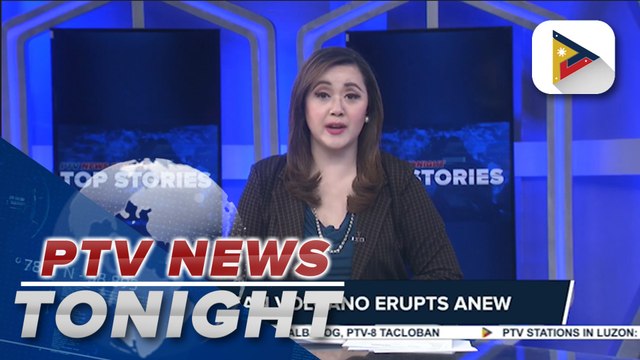 Bulusan Volcano erupts anew