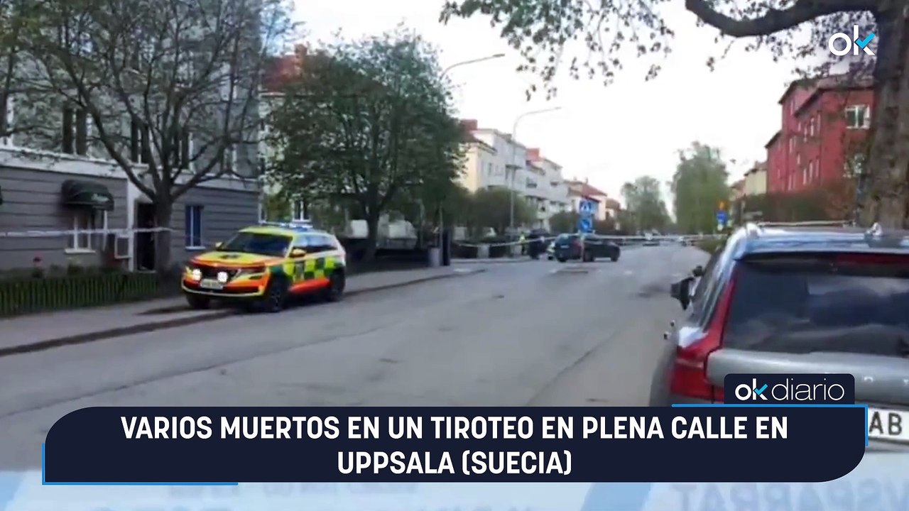 Varios muertos en un tiroteo en plena calle en Uppsala (Suecia)