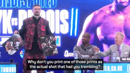 Usyk slammed for 'Oscar-worthy' conman antics by Dubois' trainer