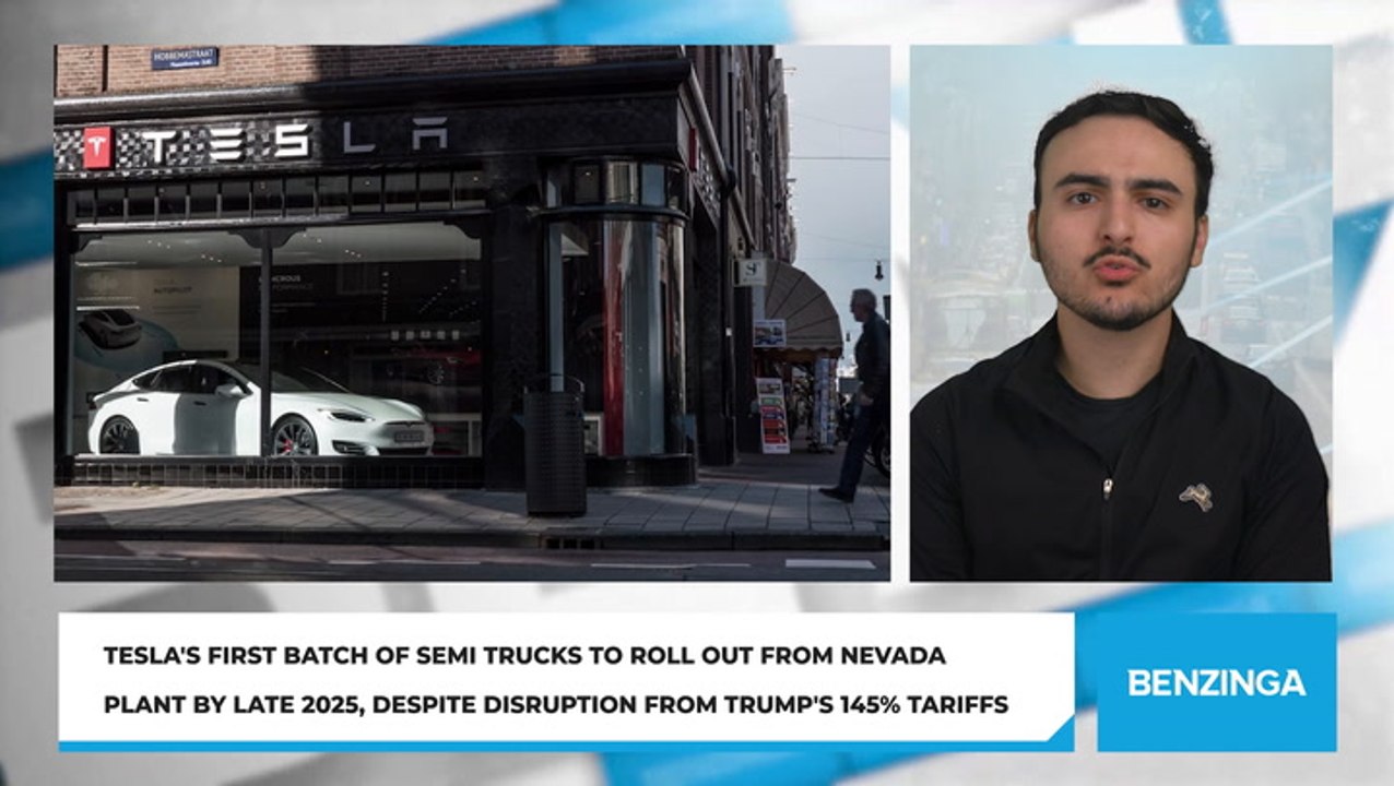 Tesla's First Batch Of Semi Trucks To Roll Out From Nevada Plant By Late 2025, Despite Disruption From Trump's 145% Tariffs