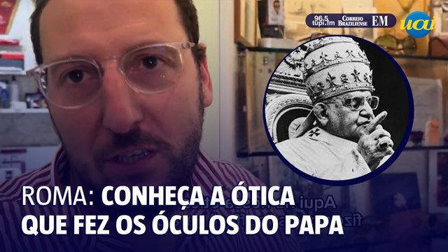 Em Roma, dono de ótica exibe receita original dos óculos do Papa João XXIII