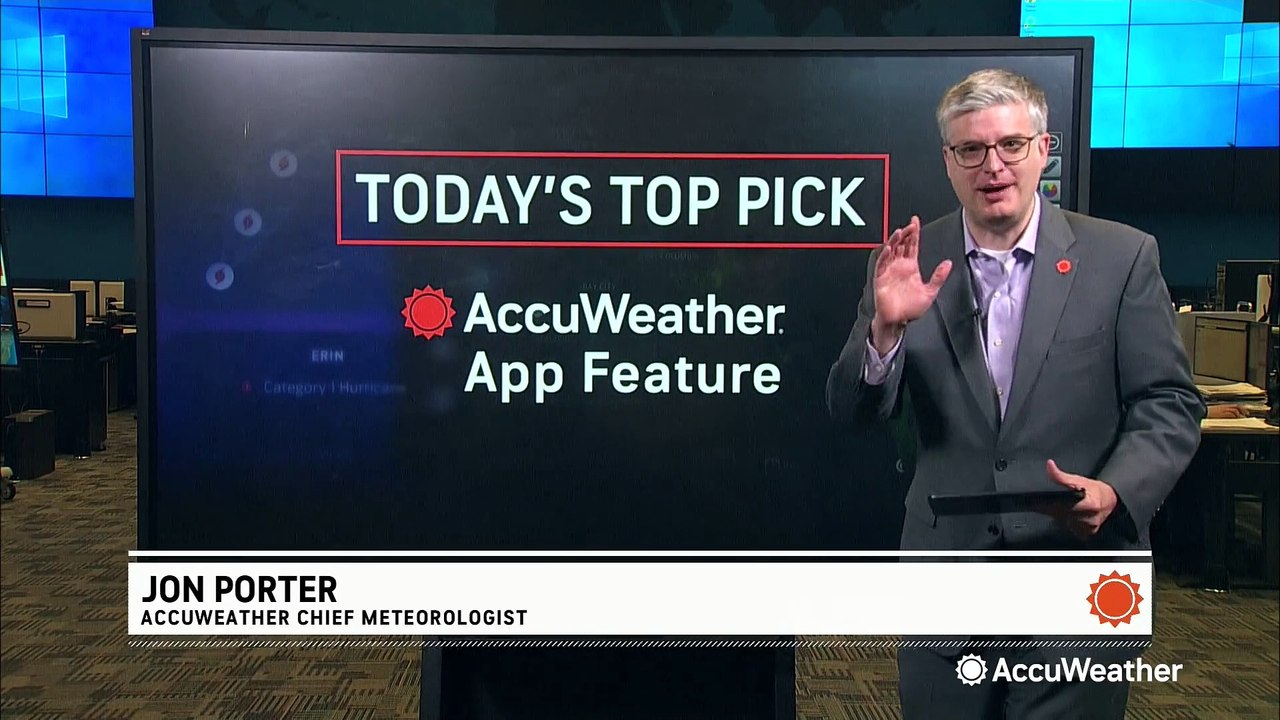 Hour-by-hour forecasting with the AccuWeather app