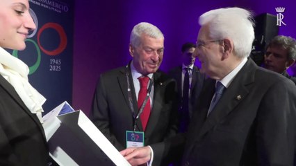 Mattarella a mostra Confcommercio per 80° anniversario
