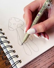 Relaxing ink step-by-step drawing process! ✒️