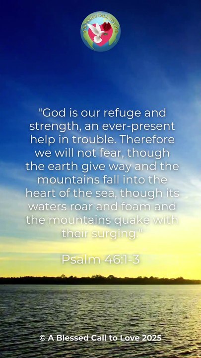 Word of God Psalm 46:1-3 Scripture Video