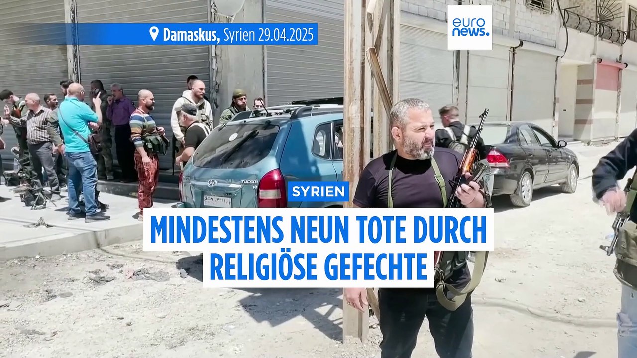 Damaskus: Mindestens neun Tote durch konfessionelle Gefechte