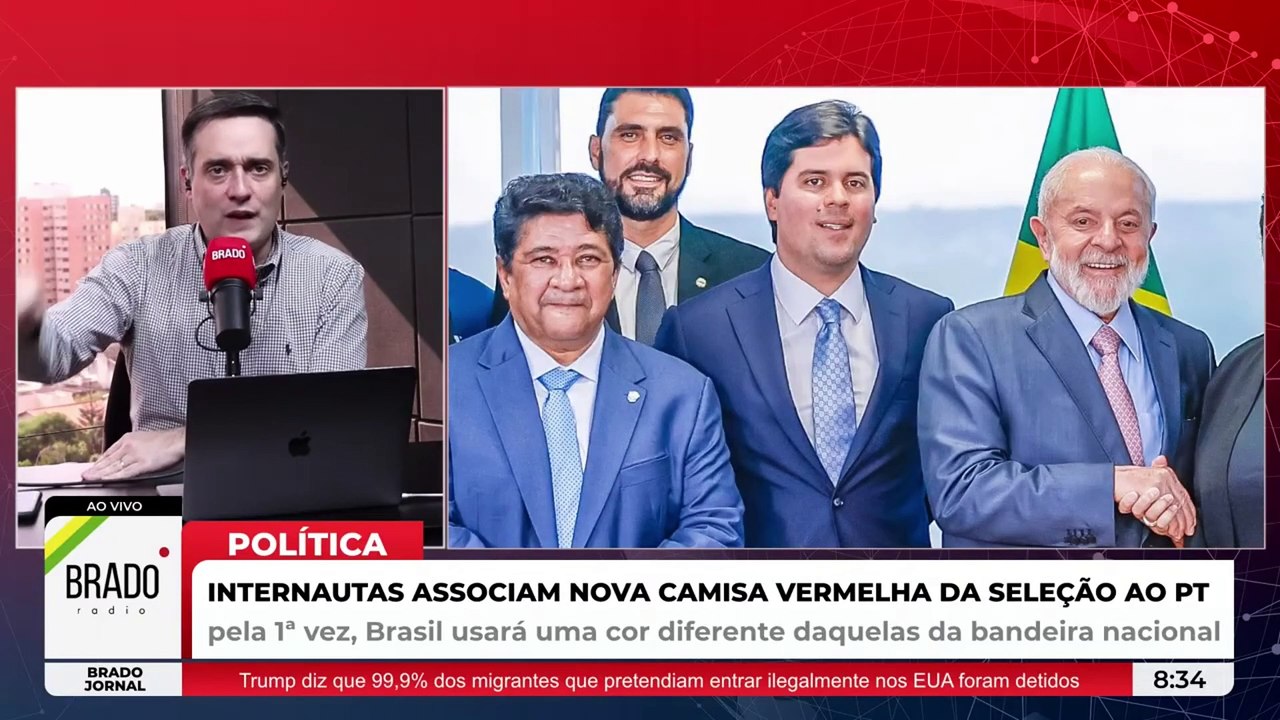 CAMISA VERMELHA DA CBF É CLARO AVANÇO DO MARXISMO CULTURAL ATRAVÉS DE SEU PRESIDENTE