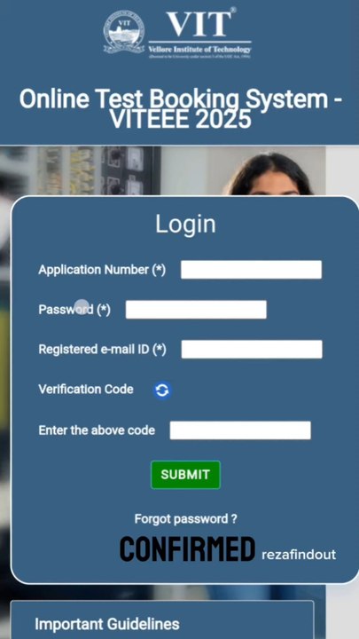 how to book slot for viteee 2025