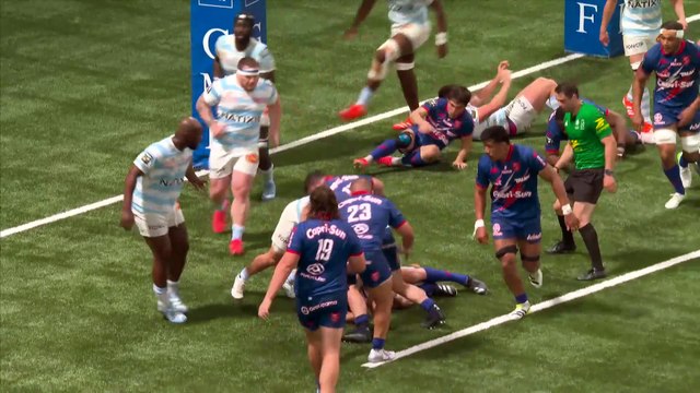 TOP 14 - Essai de Alvaro GARCIA (SFP) - Racing 92 - Stade Français Paris