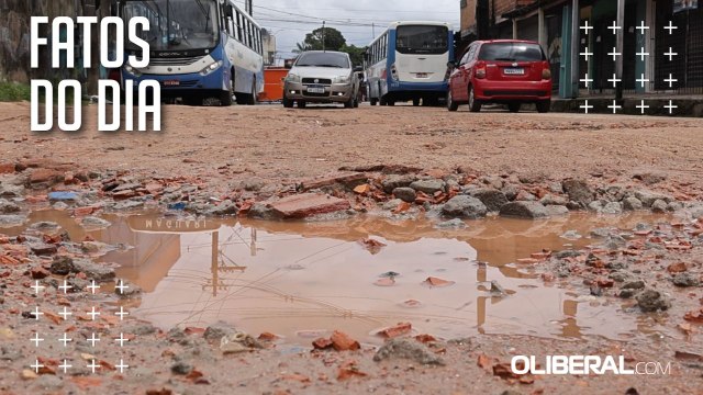 Buraqueira prejudica moradores e aumenta riscos de acidentes no Paar, em Ananindeua