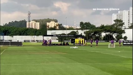Corinthians treina no CT Dr Joaquim Grava