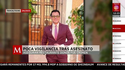 Asesinato de José Luis Pereida desata temor entre habitantes de Teocaltiche