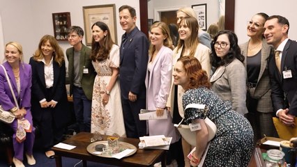 Jason Isaacs, Pauline Chalamet, Alan Ruck & More Stars Fight for Arts Funding on Capitol Hill | THR News Video