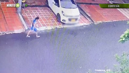 Arrastraron a una mujer por robarle el celular y terminaron chocando en Manrique Oriental