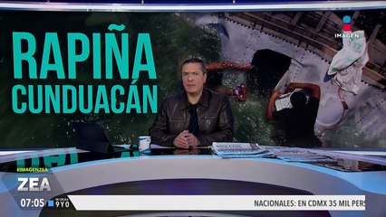 Rapiñan camión que transportaba catsup en Tabasco; habitantes  nadaron y bucearon por la mercancía