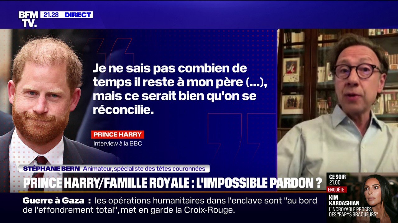 Prince Harry: "Les médecins ont recommandé au roi de ne plus parler à son fils", explique Stéphane Bern