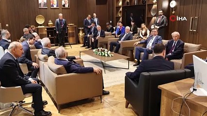 TDT Aksakallar Konseyi Başkanı Yıldırım, KKTC Meclis Başkanı Öztürkler ile bir araya geldi