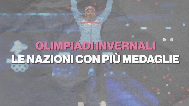 Olimpiadi invernali, la top ten delle Nazioni con più medaglie