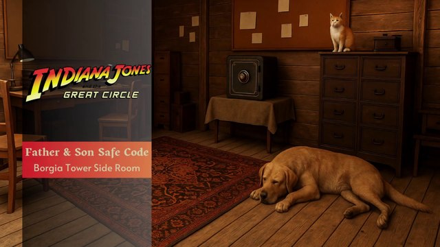 Father and Son Mystery || Indiana Jones Safe Code Master Guide || Vatican Borgia Tower || 4K UltraHD