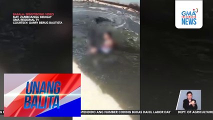Lalaking sinakmal ng buwaya, nasagip | Unang Balita