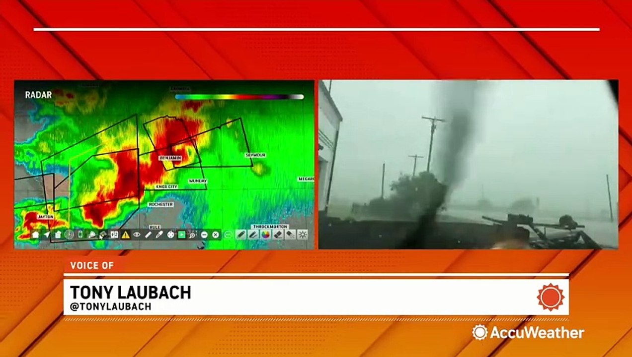 Violent storms lead to a major hail threat in the southern Plains