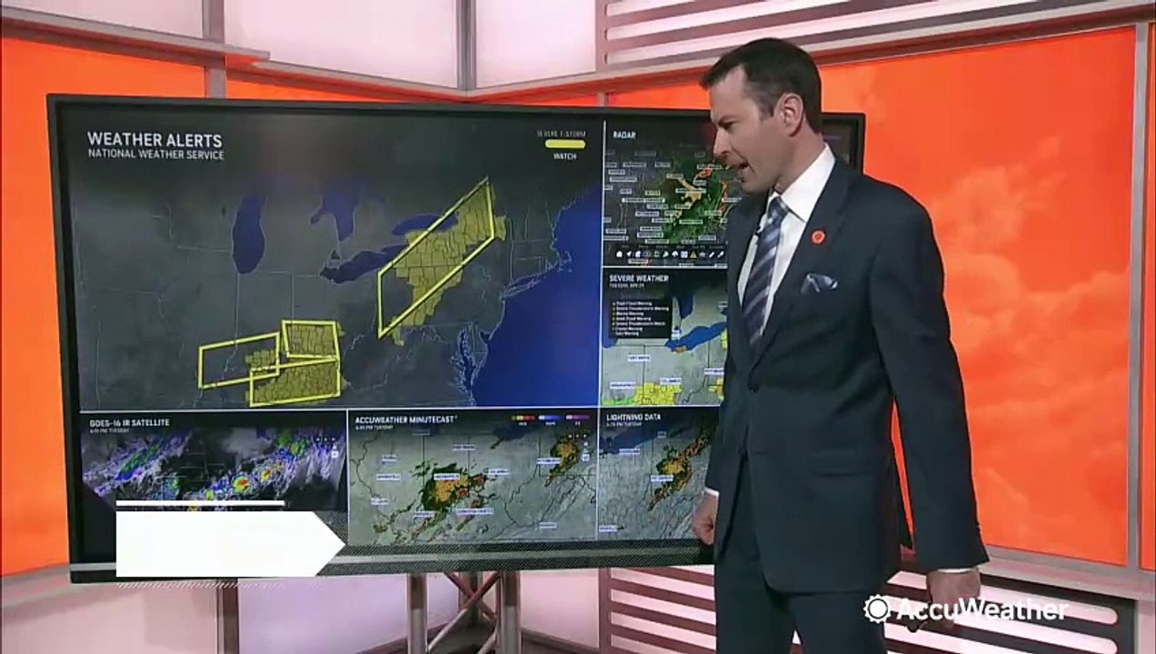 Powerful winds elevate severe storm risk in the Northeast