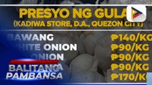 Mga gulay, mabibili sa mga Kadiwa Store sa murang halaga;