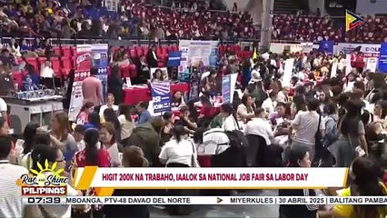 Higit 200K na trabaho, iaalok sa National Job Fair sa Labor Day