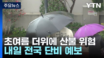 [날씨] 초여름 더위에 산불 위험 최고조...내일 전국 '단비' / YTN