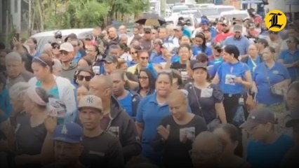 Protestan en Villa Riva por terminación del hospital Alicia de Legendre