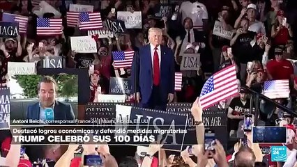 Donald Trump ofrece discurso en Michigan al cumplir 100 días en el poder